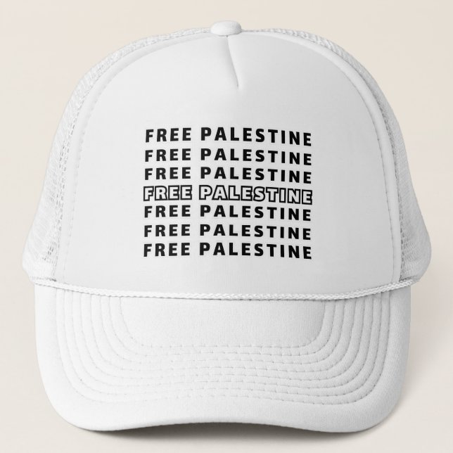 GRATIS PALESTINE Repetera texttypografi Keps (Framsida)