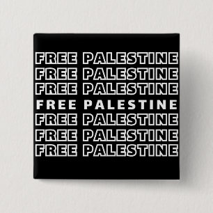 GRATIS PALESTINE Repetera texttypografi Knapp