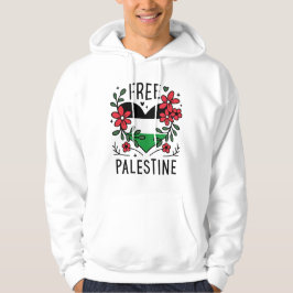 Gratis palestinska flagga hoodie