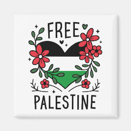 Gratis palestinska flagga magnet