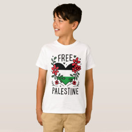 Gratis palestinska flagga t shirt