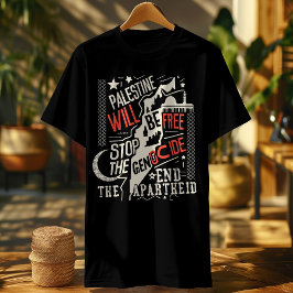 Gratis palestinska skjortor i manar slutar aparthe t shirt