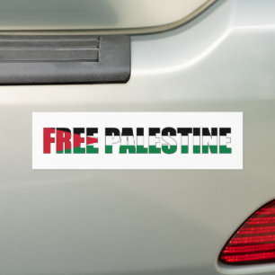 Gratis, palestinska stötfångare bildekal
