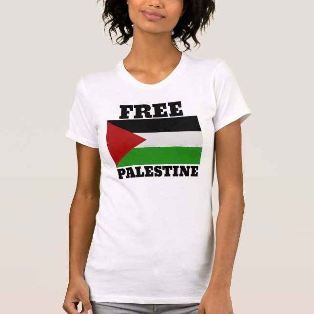 Gratis palestinska t-shirt (Framsida)