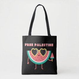Gratis palestinska Watermelon Palestine söt färglö Tygkasse