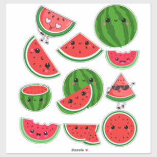 Gratis palestinska Watermelons söt, färglös Klistermärken