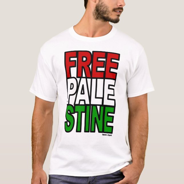 Gratis palestinskt block tröja (Framsida)