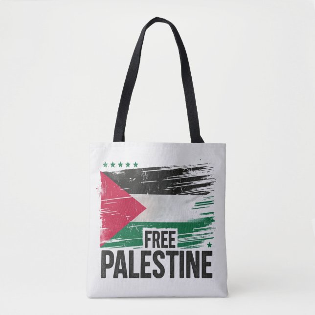 Gratis palestinskt stöd Palestina Tygkasse (Framsida)