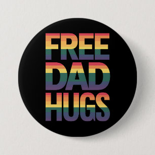 Gratis Pappa Kram HBTQ HBTQ Pride Månad Stolt Alli Knapp
