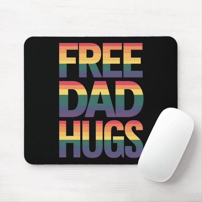 Gratis Pappa Kramar HBTQ HBTQ Pride Månad Stolt Al Musmatta (Med mus)