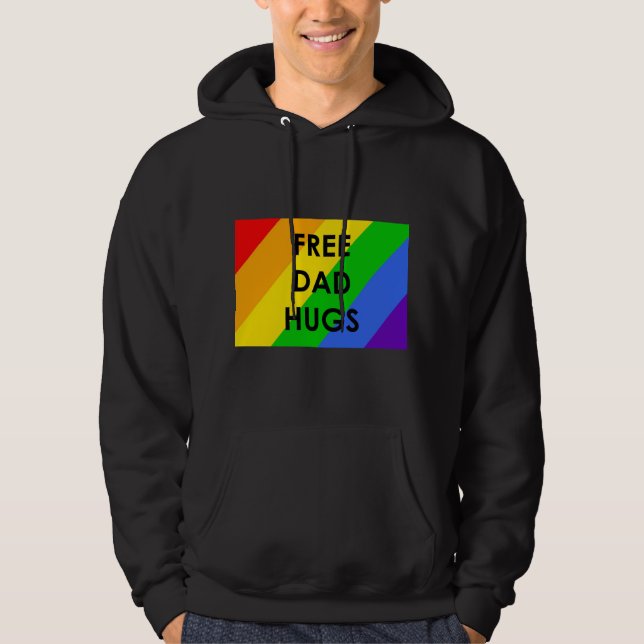 Gratis Pappa Kramar Pullover Hoodie (Framsida)