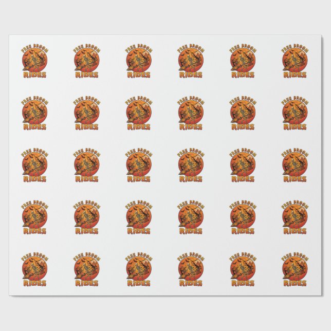 Gratis sopkvaståkning Halloween skelettpumpa orang Presentpapper (Platt)