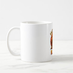 Gratis sopptur Halloween skelett pumpa orange Kaffemugg