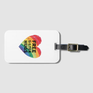 Gratis systeromfamningar HBTQ HBT Pride Month regn Bagagebricka