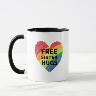 Gratis systeromfamningar HBTQ Pride Month regn Mugg