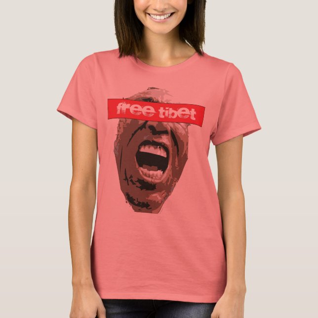gratis tibet tee shirt (Framsida)