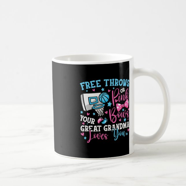 Gratis toner eller Rosa Bows Underbar Grandma Kärl Kaffemugg (Höger)