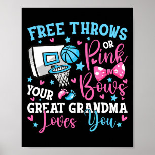 Gratis toner eller Rosa Bows Underbar Grandma Kärl Poster