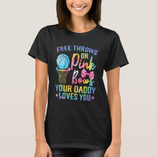 Gratis tuppar eller Rosa Bows Kärlek Du Gender Ti T Shirt