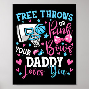 Gratis tuppar eller Rosa Bows Pappa Kärlek You Cut Poster