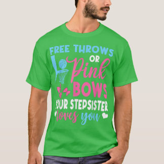 Gratis tuppar eller Rosa Bows Stepsyster Kärlek du T Shirt