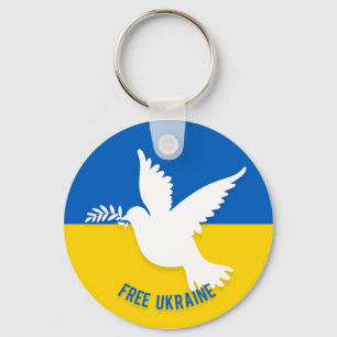 Gratis Ukraina-nyckelkedja Nyckelring
