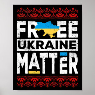 Gratis Ukraina Problem Ukrainsk Tröja Ukraina Flag Poster