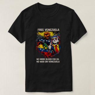 Gratis Venezuela – Antikrigsprotest T-shirt 
