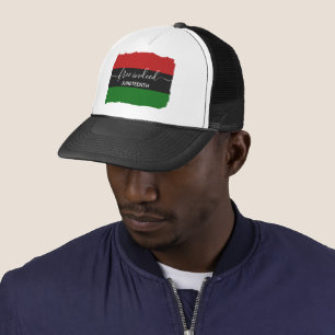 GRATIS VERKLIGEN Panafrikanska JUNETEENTH Keps