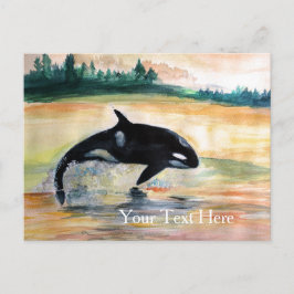 Gratis vykort för Orca-val