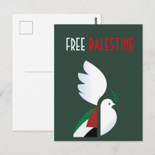 Gratis vykort för Palestina - Medvetenhet om de mä