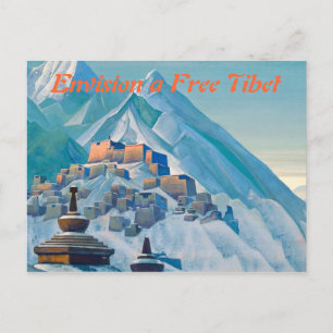Gratis vykort för Tibet