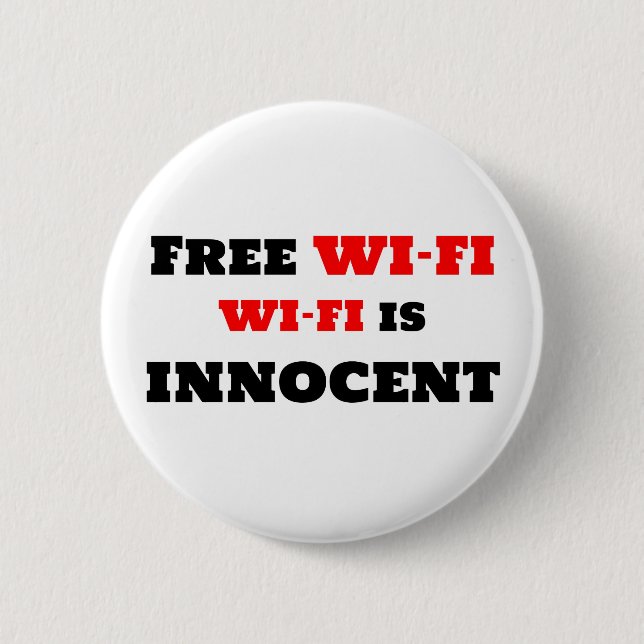 Gratis Wi-Fi Wi-Fi är obefintligt Knapp (Framsida)