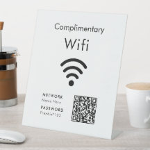 Gratis Wifi-kod Svart & Vitt