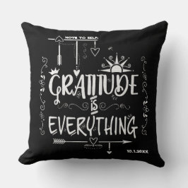 Gratise är Allt 🖤 Chalkboard Kudde