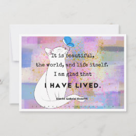 Gratise Art Card Anteckningskort