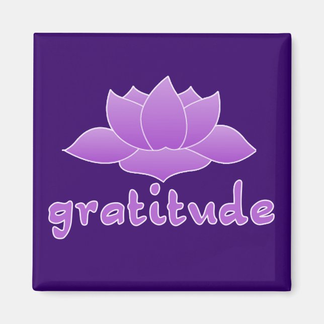 Gratise med Violet Lotus Magnet (Framsidan)
