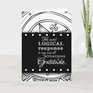 Gratise Quote Inspirational Bluting Mandala Art Kort