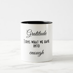 Gratisen är när det räcker - Två-Tonad mugg