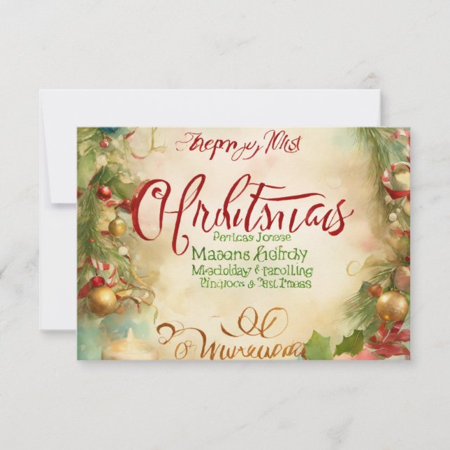 Gratisen i Bläck: A Heartfilt Tack" Tack Kort (Framsida)