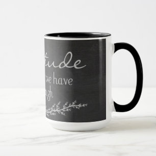 Gratiseringsoffert på schalkboard mugg