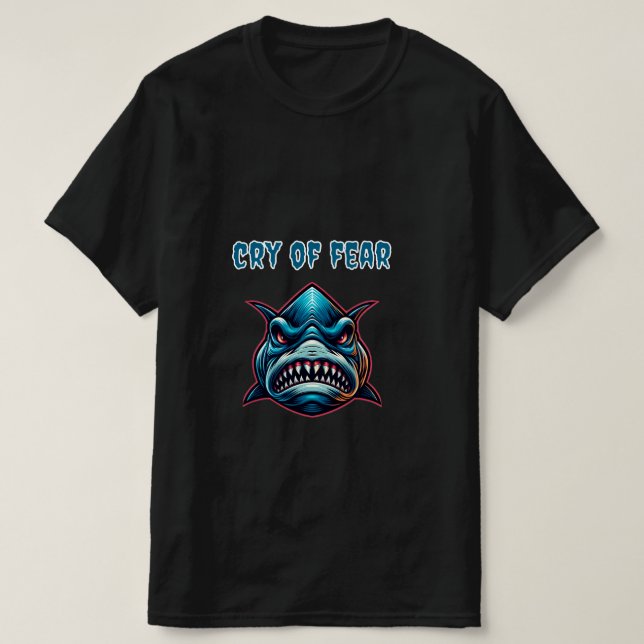gråtit rädsla t shirt (Design framsida)