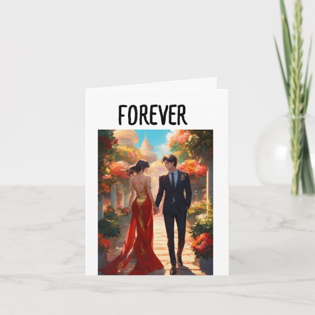 "Gratitud in Varje Ord: A Heartfilt Tack" Tack Kort (Framsida)