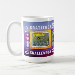 gratitude 12-step butterfly slogans mug kaffemugg