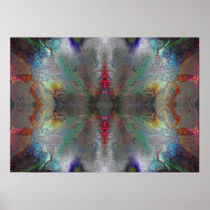 "Gratitude" Abstrakt Chakra Meditation Art Poster