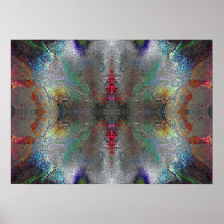 "Gratitude" Abstrakt Chakra Meditation Art Poster