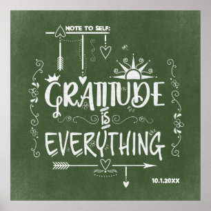 Gratitude är Allt-stift för självstyrande kretskor Poster