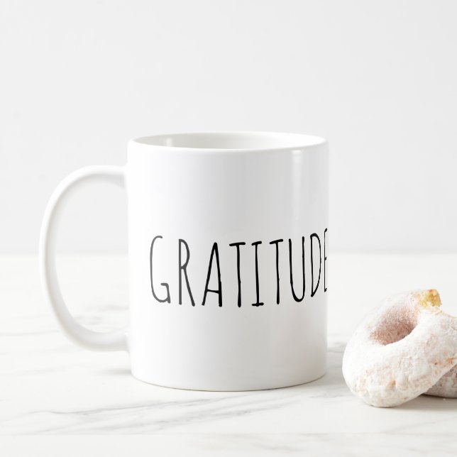 GRATITUDE COFFEE MUGG (Med munk)