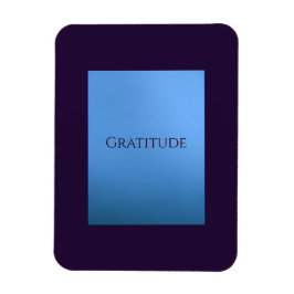 "Gratitude" - flexibel fotomagnet Magnet