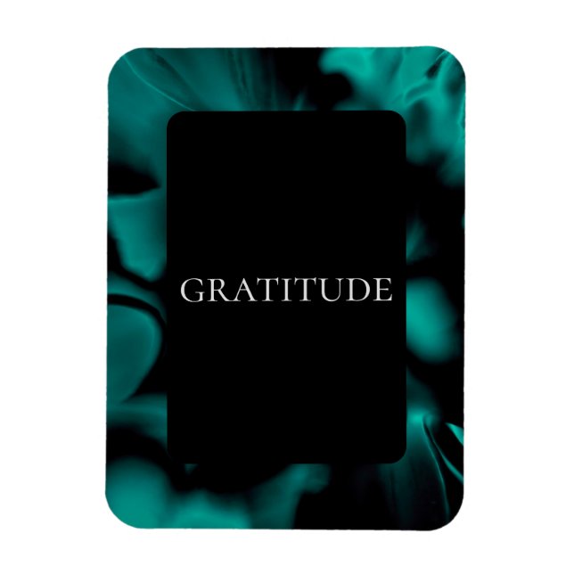 "Gratitude" - flexibel fotomagnet Magnet (Vertikal)